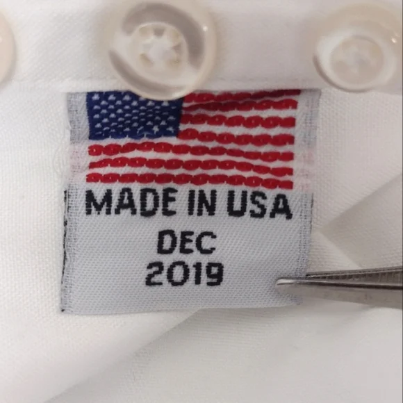 CULWELL & SON Men's White Long Sleeve Dress Shirt  18 - Picture 4 of 13